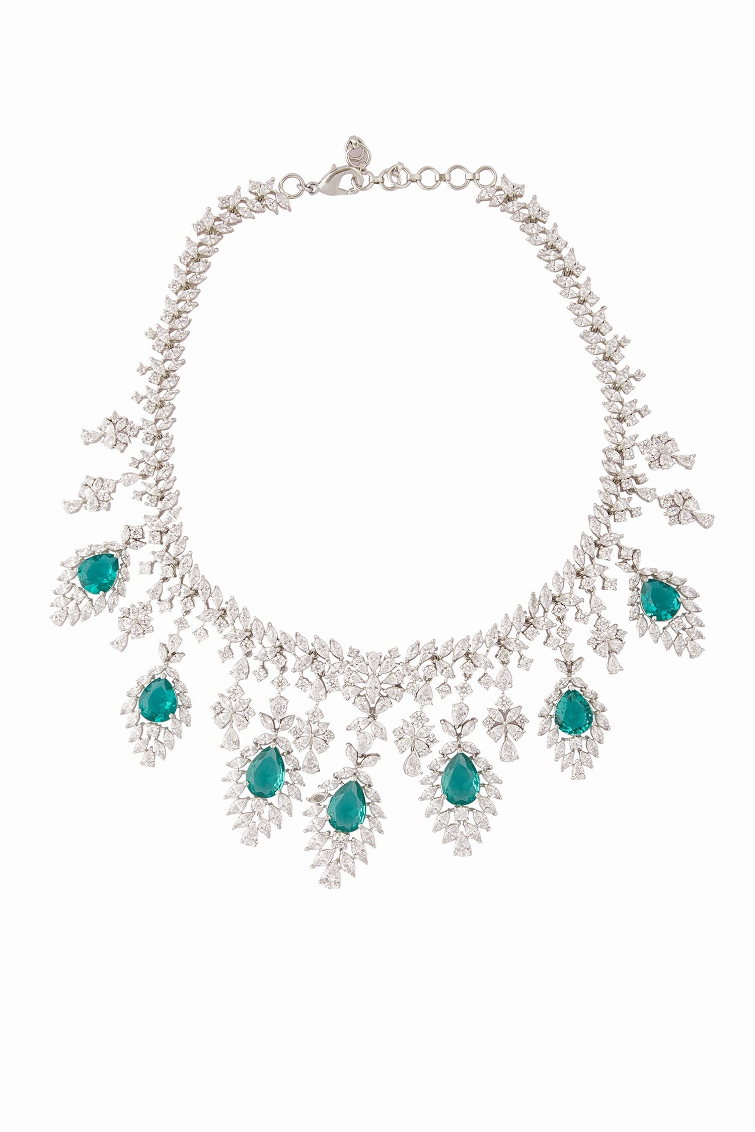 Leaf Carved Necklace Set 