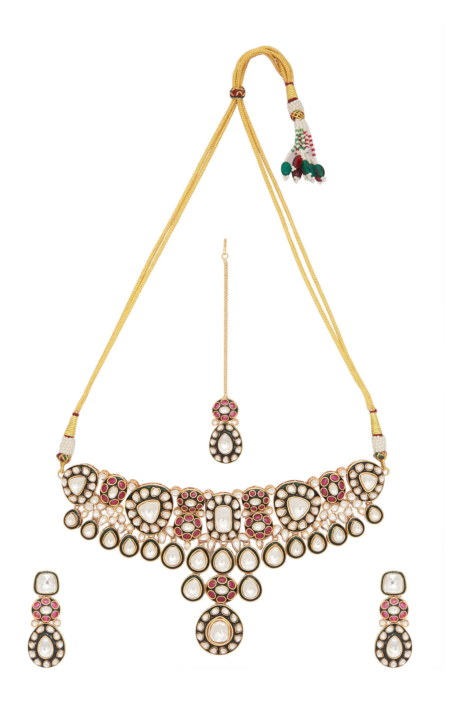 Stone Embellished Choker Set 