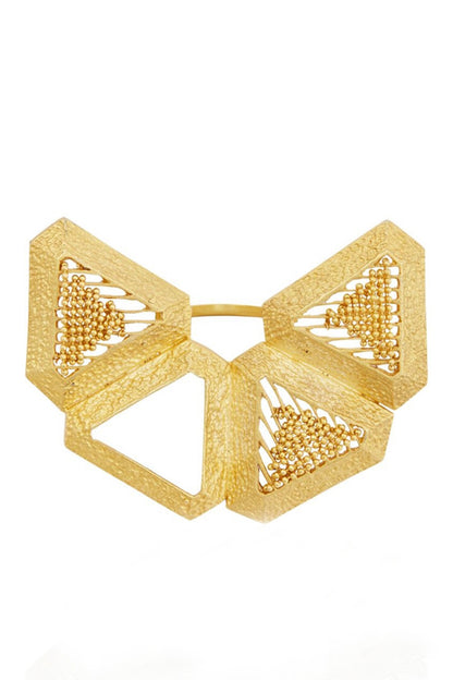 Triangle Carved Ring 