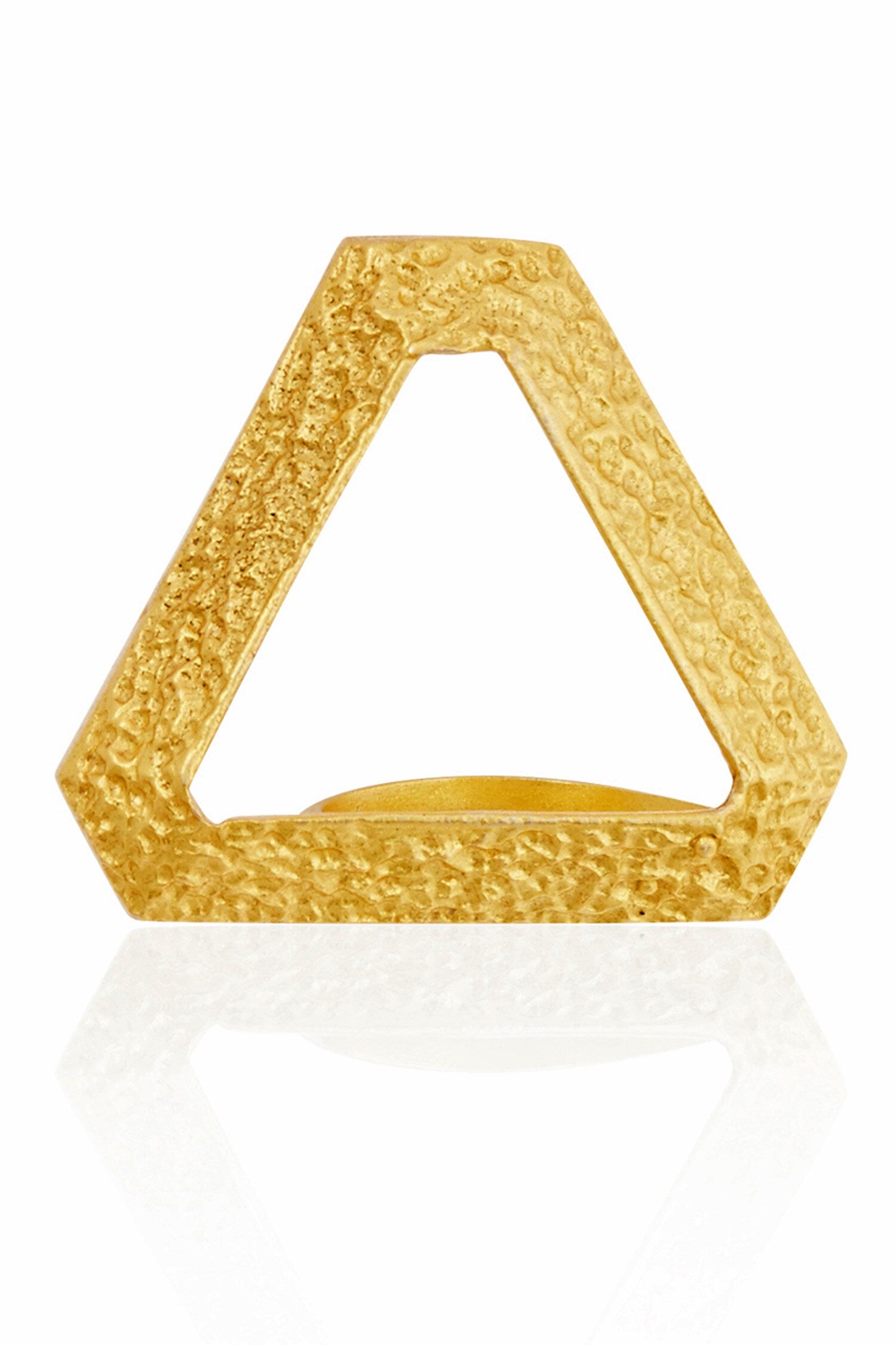 Triangle Shaped Ring 2 Pcs Set 