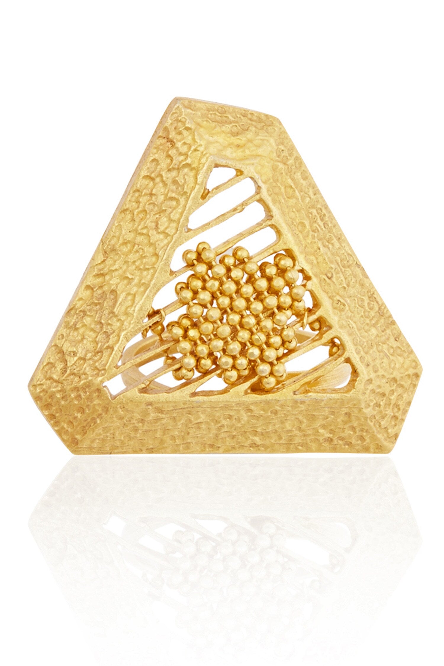 Triangle Shaped Ring 2 Pcs Set 