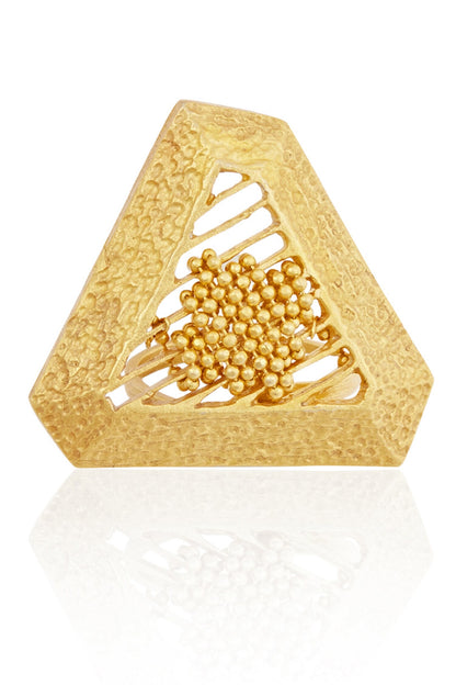 Triangle Shaped Ring 2 Pcs Set 