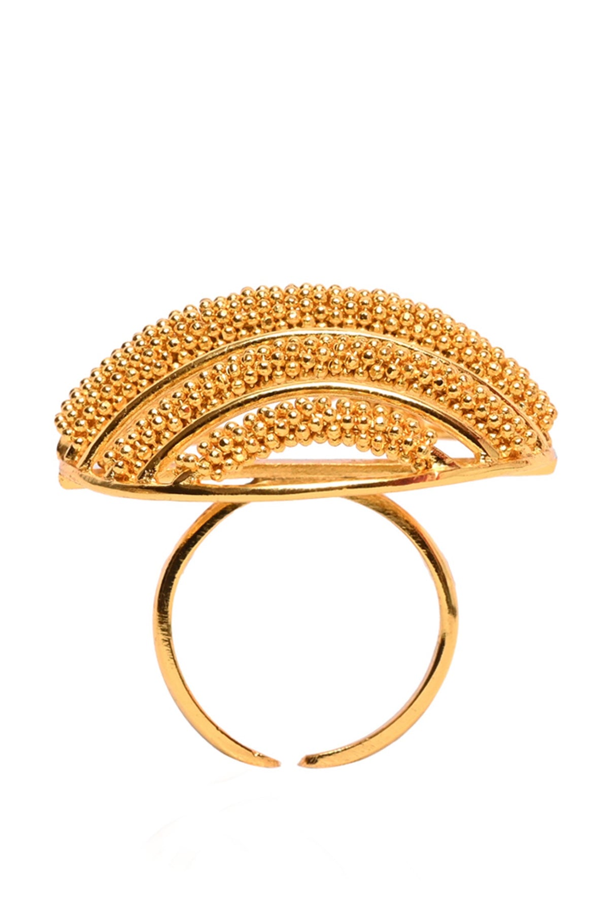 Bead Cutwork Embellished Ring 