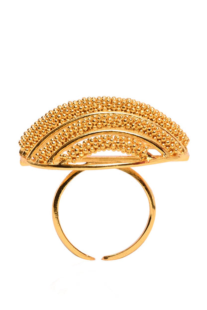 Bead Cutwork Embellished Ring 