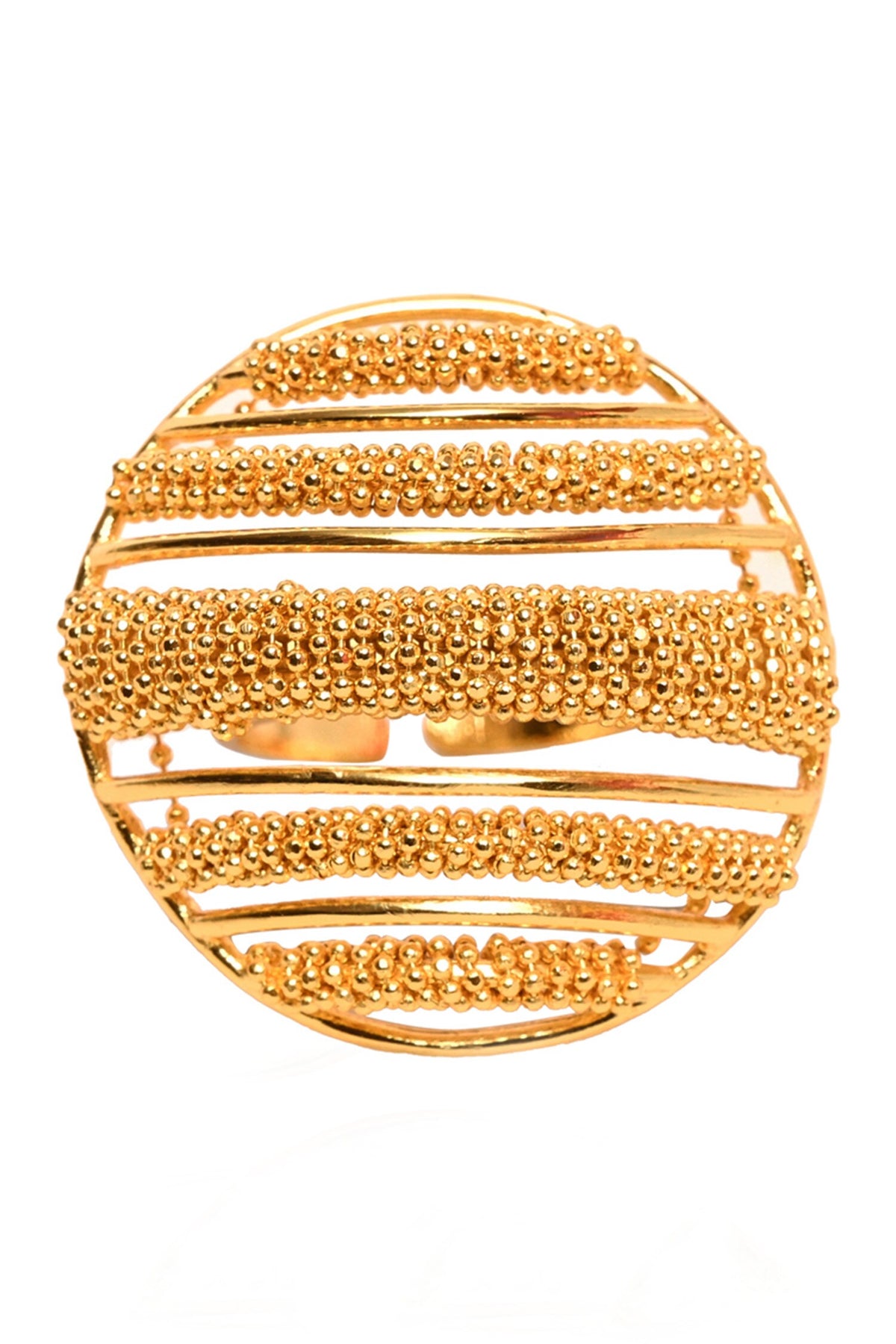 Bead Cutwork Embellished Ring 