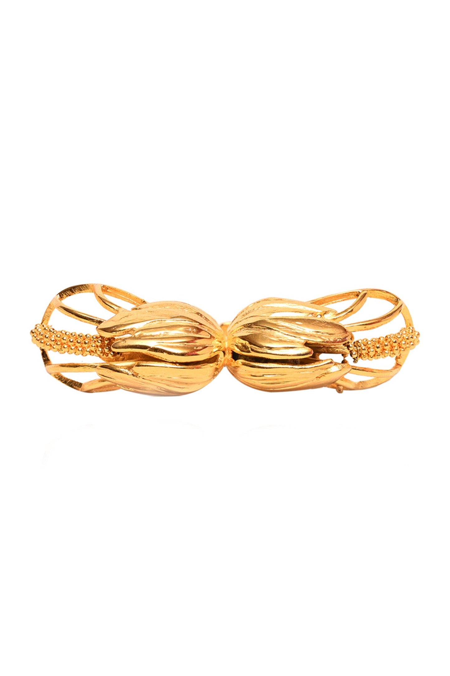 Flower Carved Cutwork Ring 