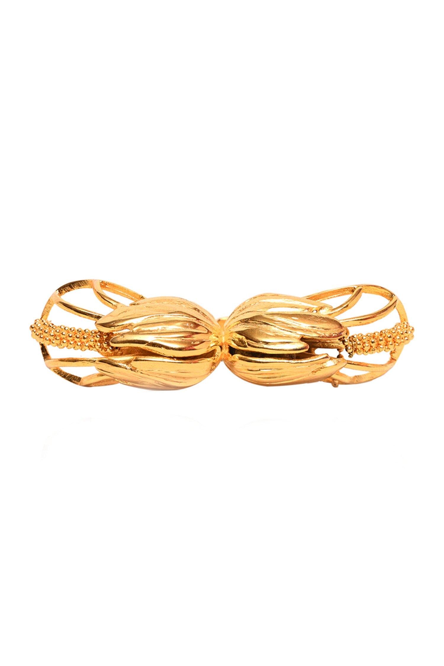 Flower Carved Cutwork Ring 