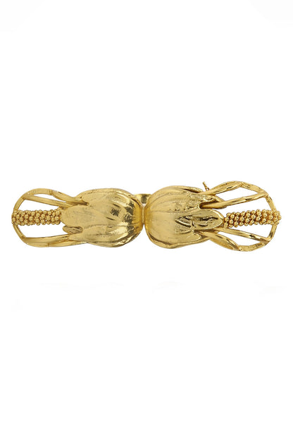 Flower Carved Cutwork Ring 