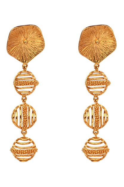 Plume Ribbed Spheric Danglers 