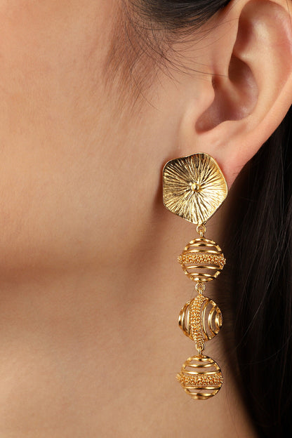 Plume Ribbed Spheric Danglers 