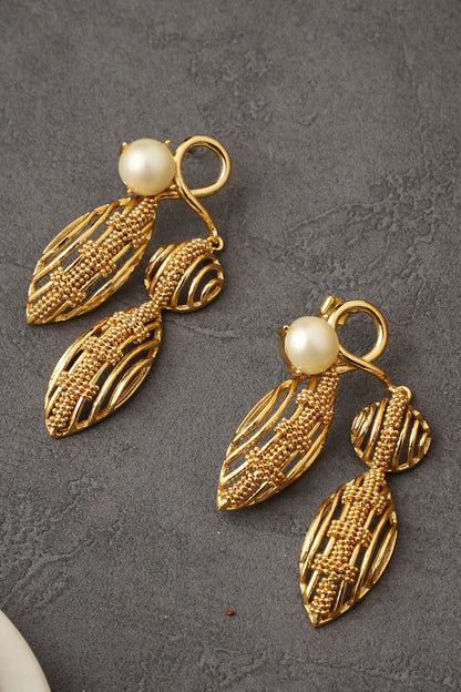 Leaflet Swerve Earrings 