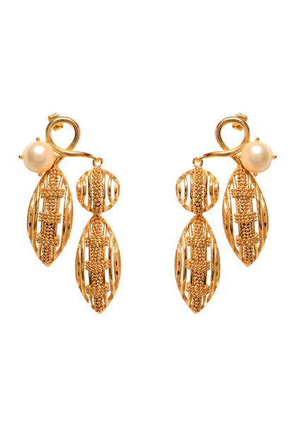 Leaflet Swerve Earrings 