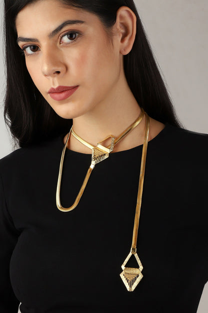 Prism Reflection Long Necklace 
