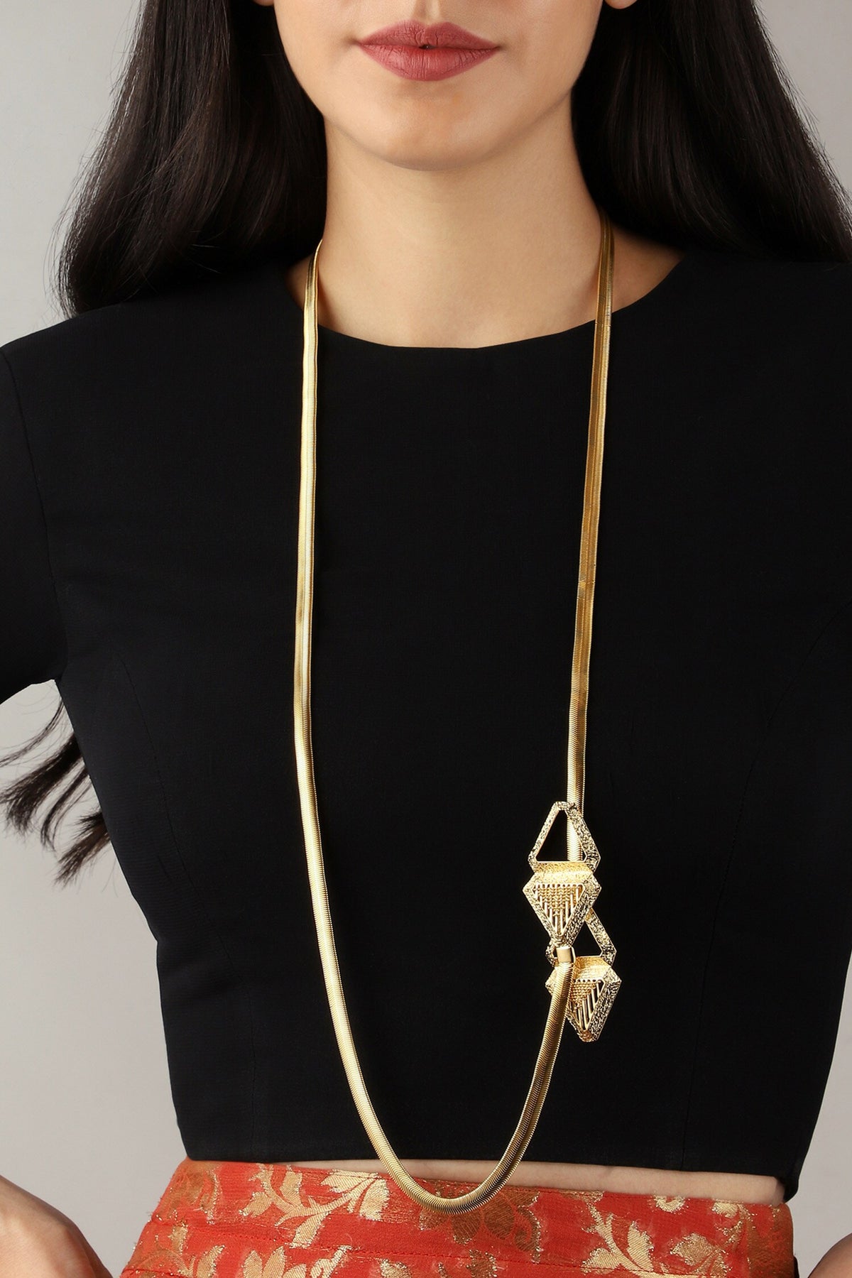 Prism Reflection Long Necklace 
