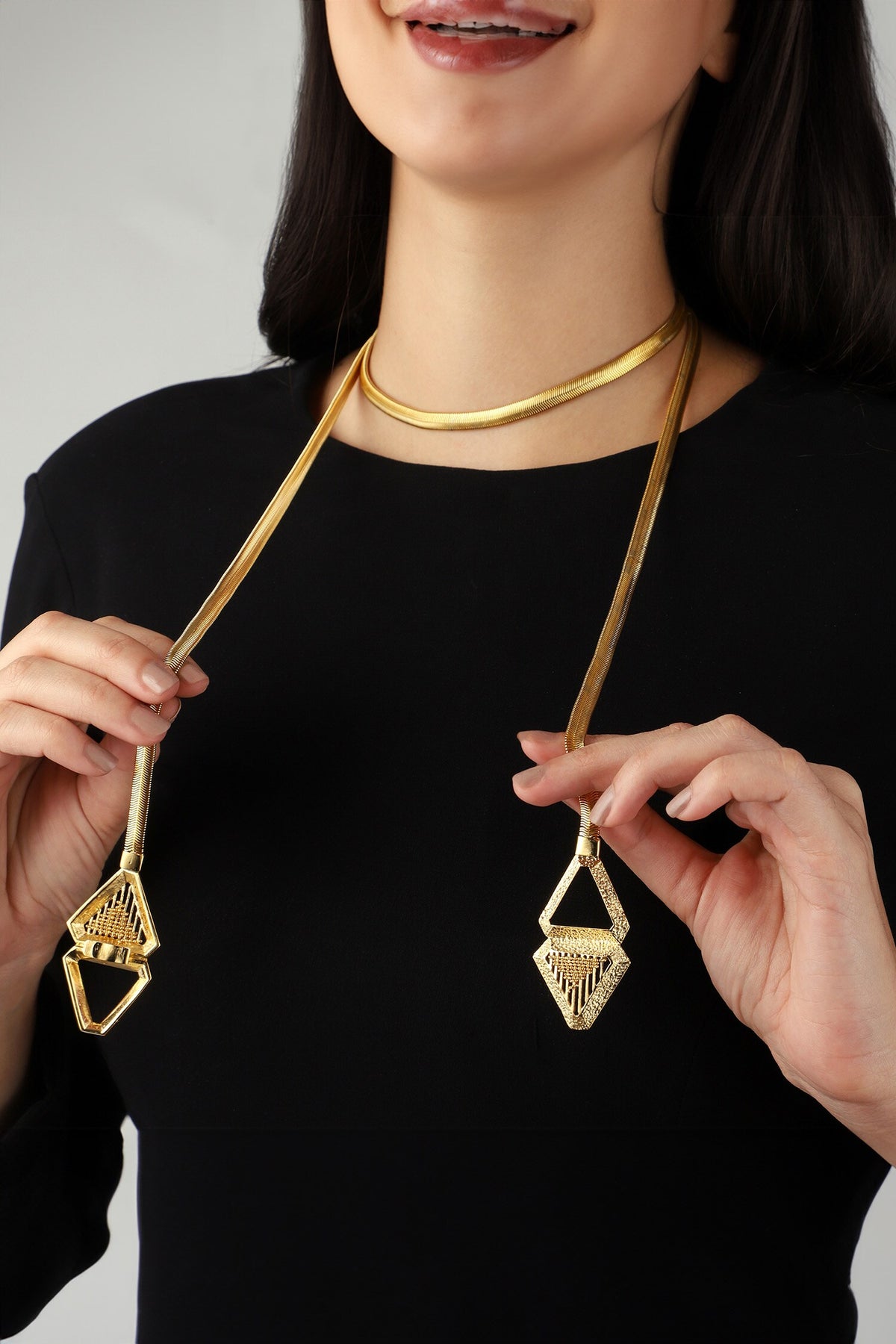 Prism Reflection Long Necklace 