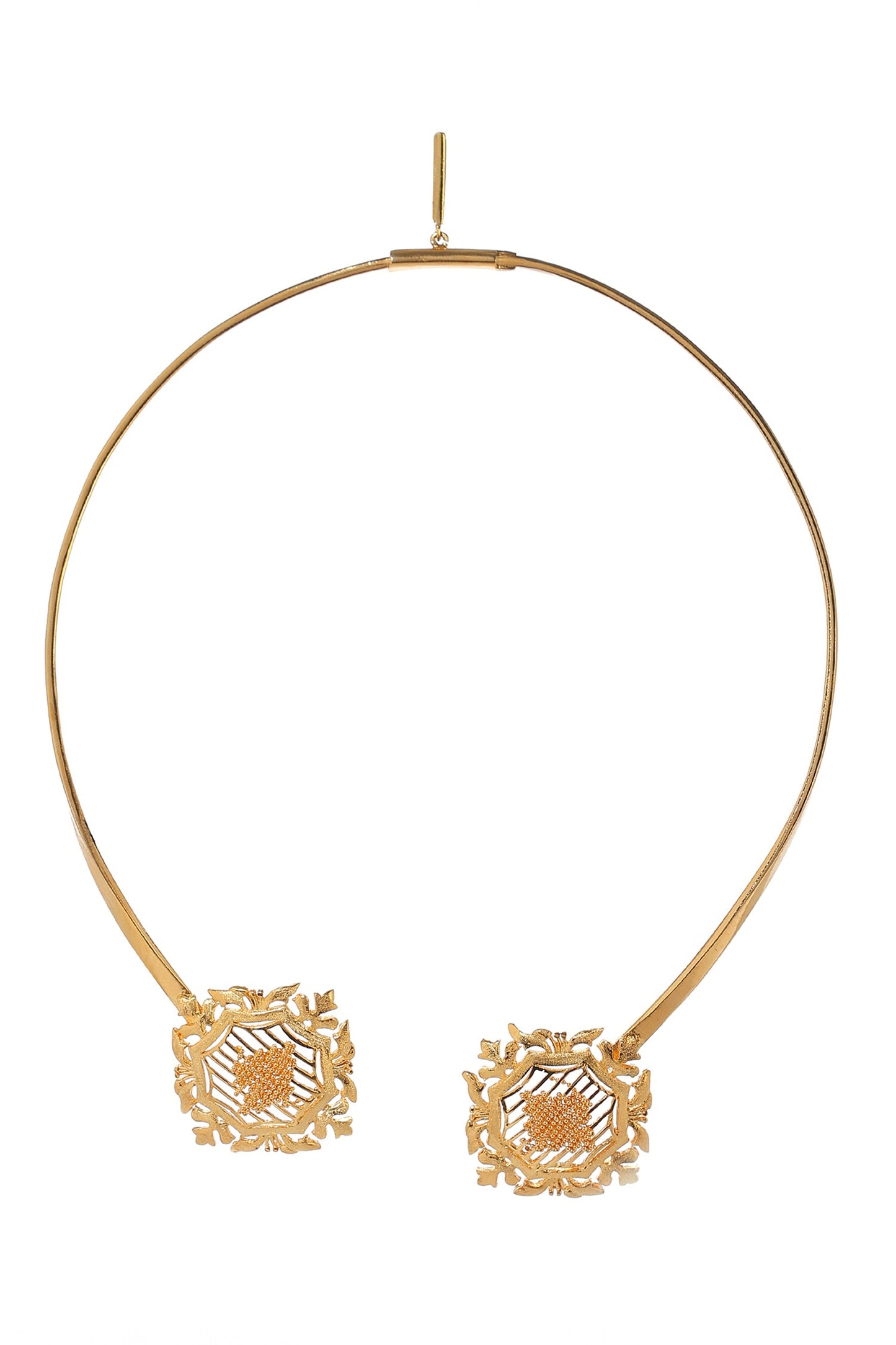 Damask Jaal Arc Necklace 