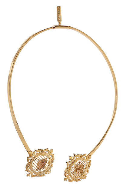 Damask Jaal Arc Necklace 