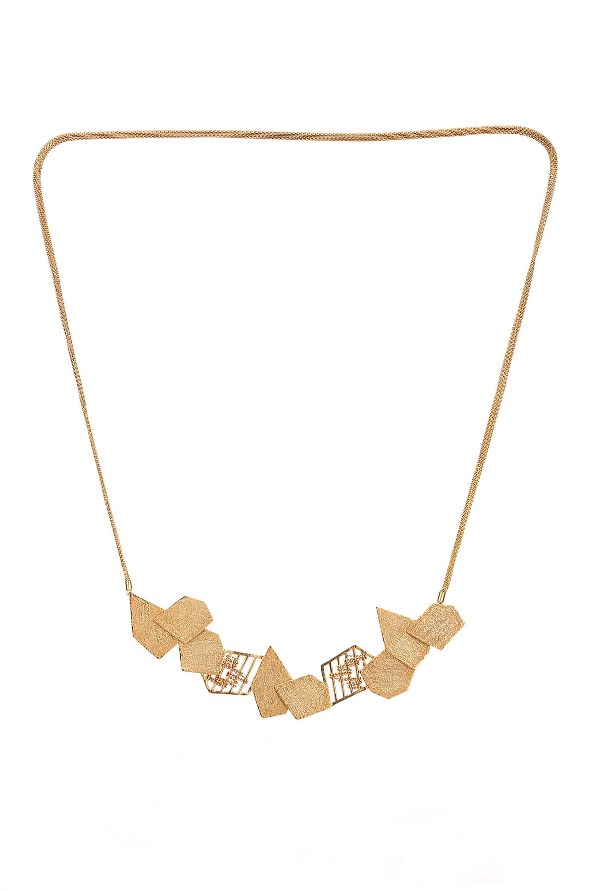 Geometric Chip Necklace 