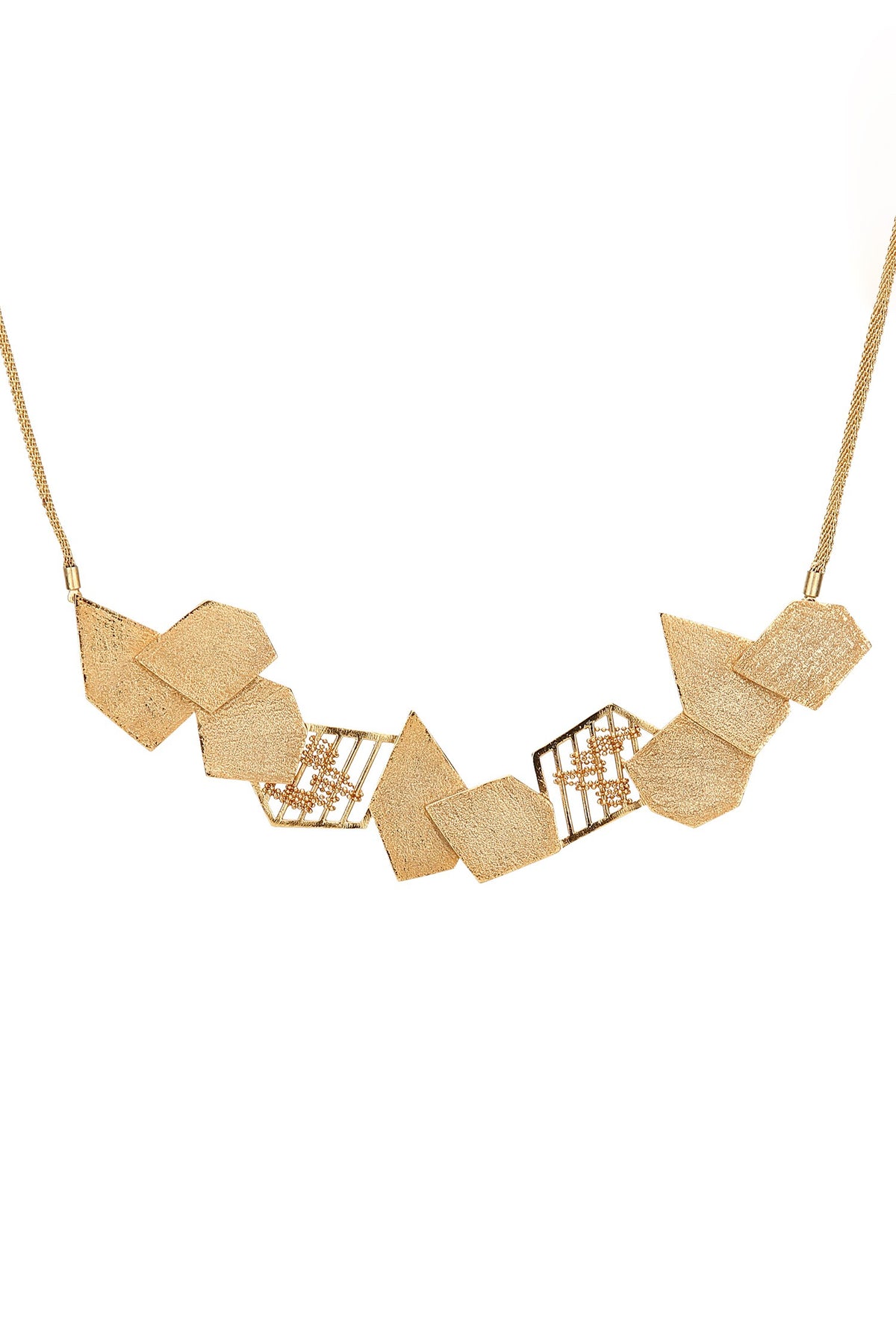 Geometric Chip Necklace 