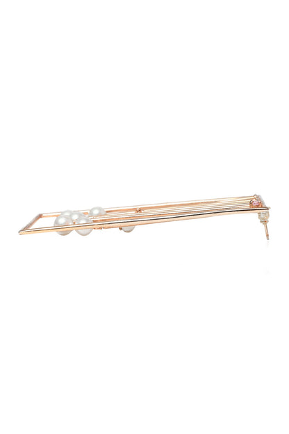 Nolana Pearl Frame Earrings 