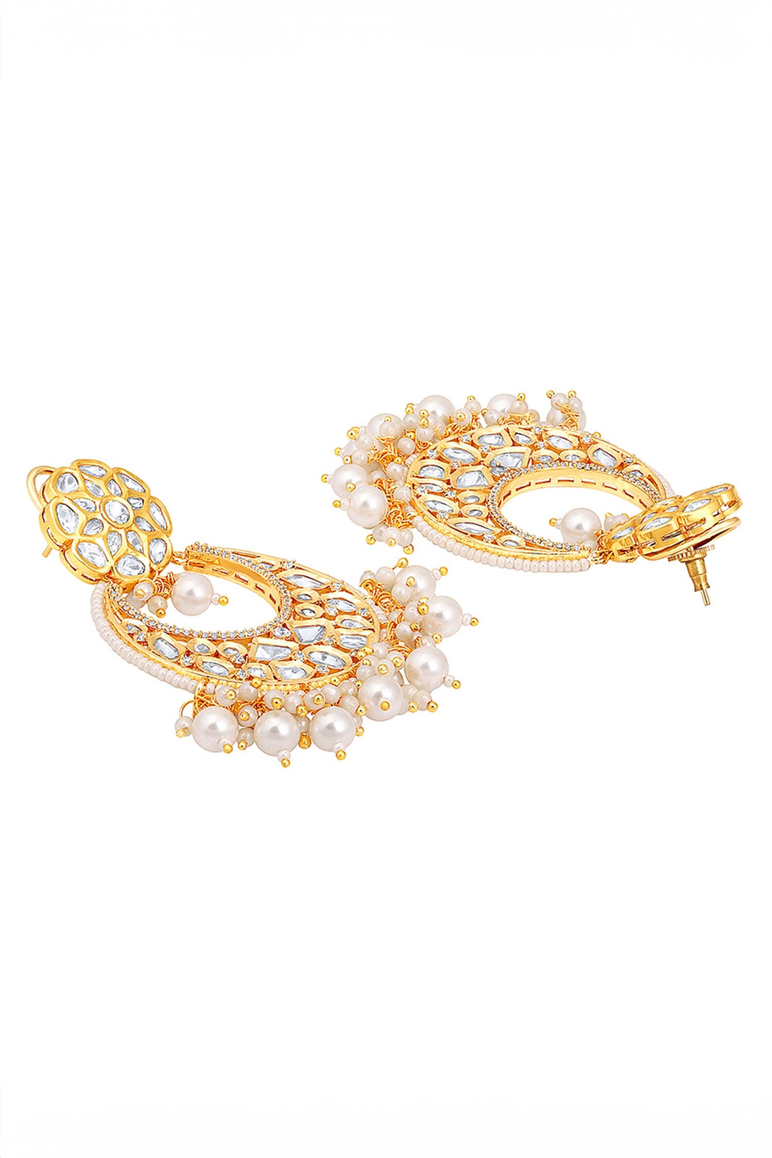 Embellished Chandbali Earrings 