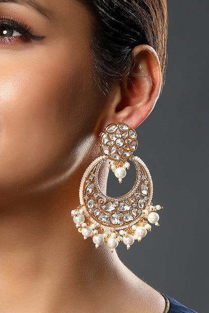 Embellished Chandbali Earrings 