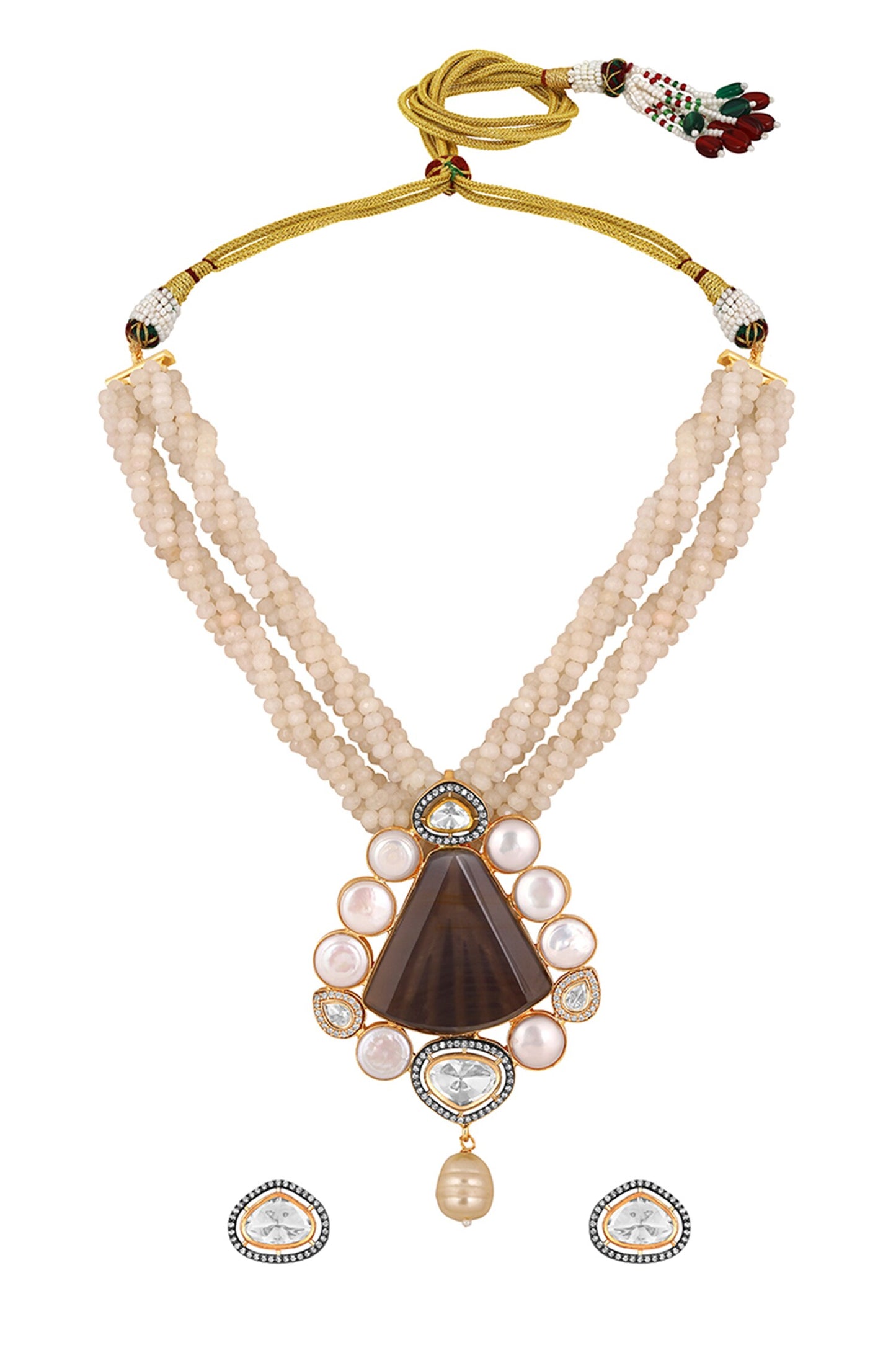 Embellished Choker Necklace Set 