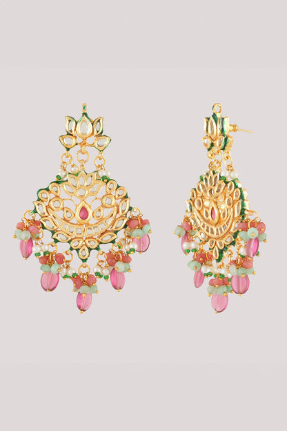 Padma Kundan & Polki Studded Jewellery Set 