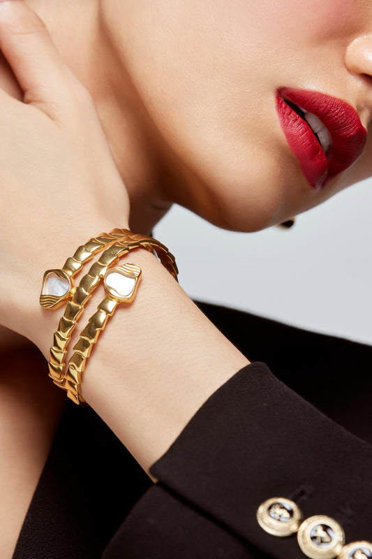 Pret Stone Embellished Cuff 
