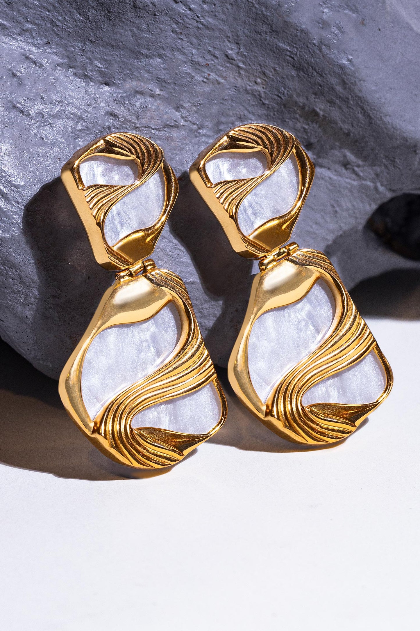 Maxi Pret Stone Embellished Drop Earrings 