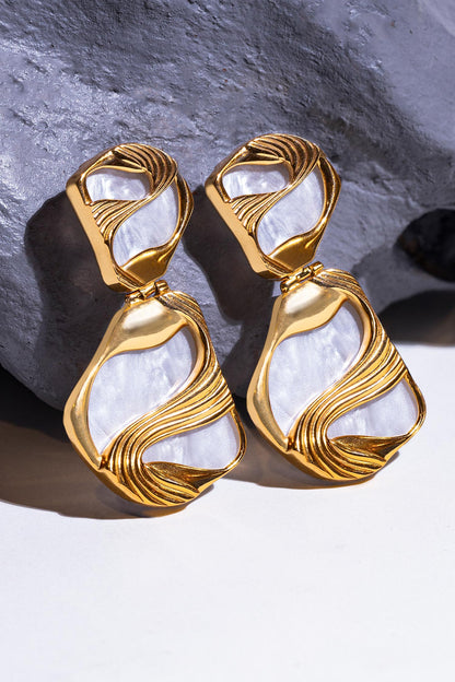 Maxi Pret Stone Embellished Drop Earrings 