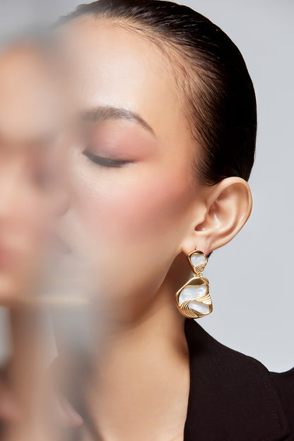Mini Pret Stone Embellished Drop Earrings 