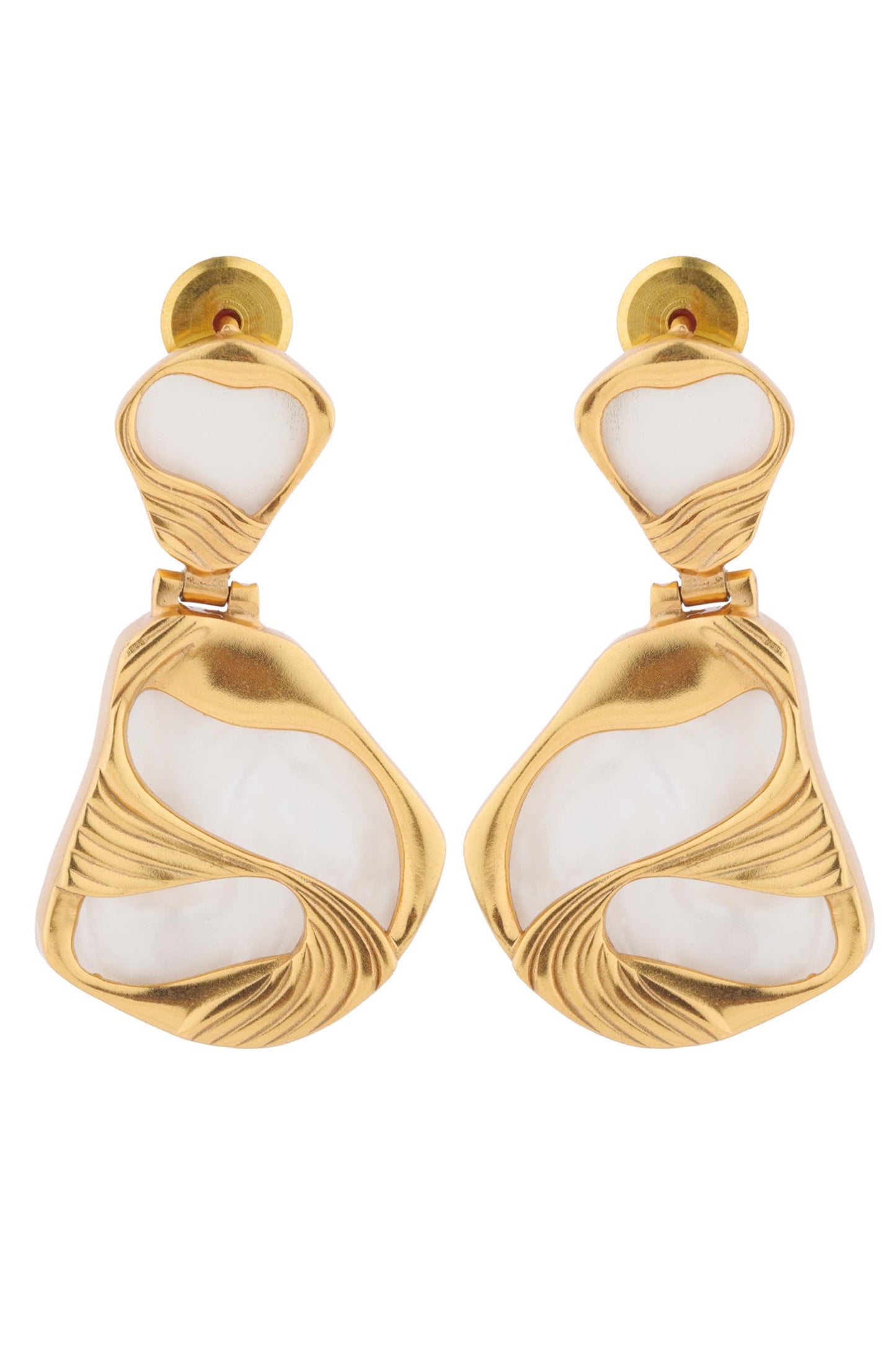 Mini Pret Stone Embellished Drop Earrings 