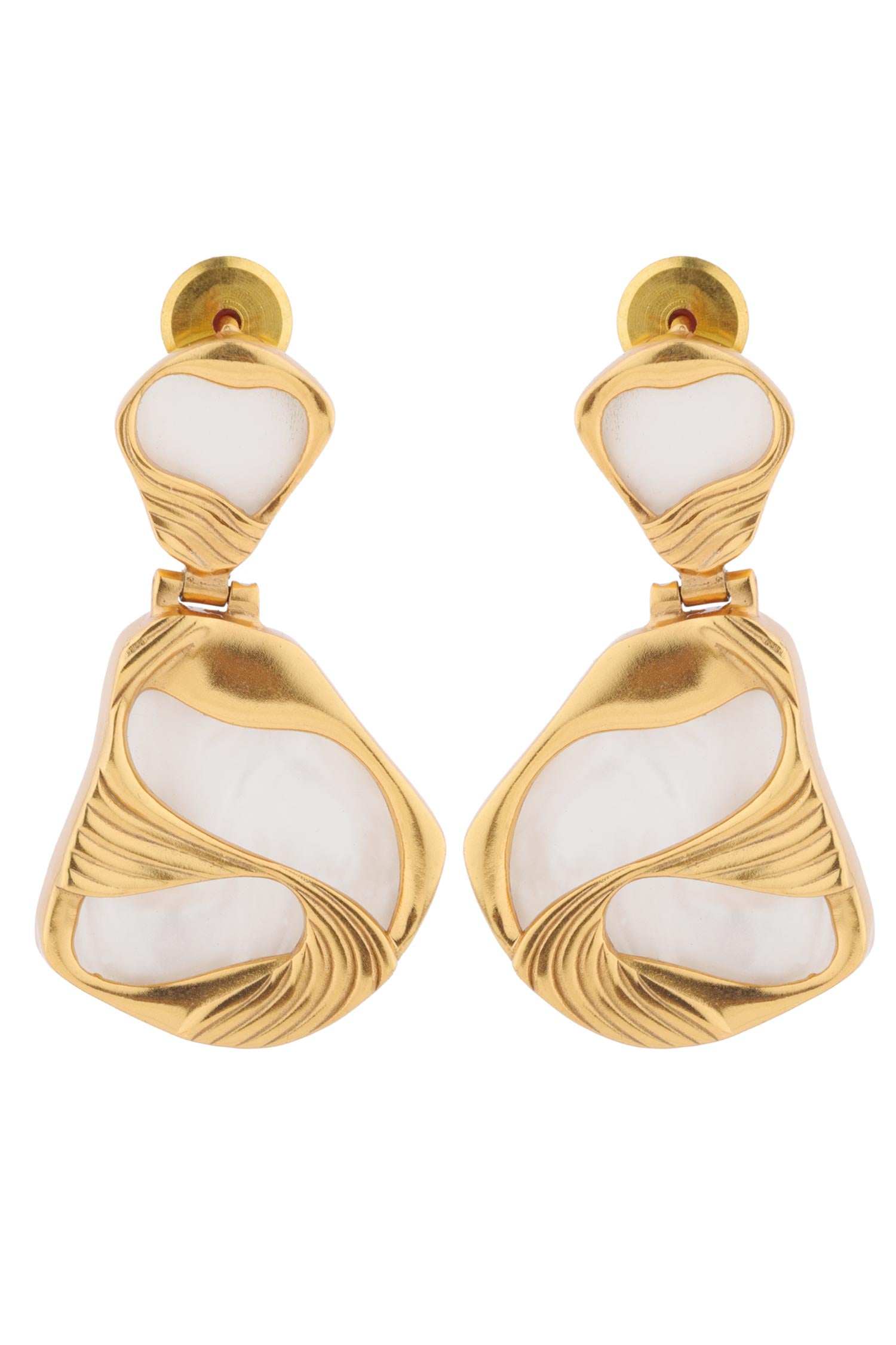 Mini Pret Stone Embellished Drop Earrings 
