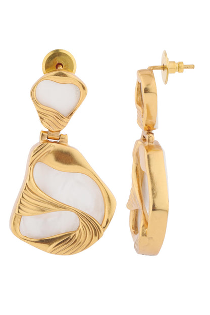 Mini Pret Stone Embellished Drop Earrings 