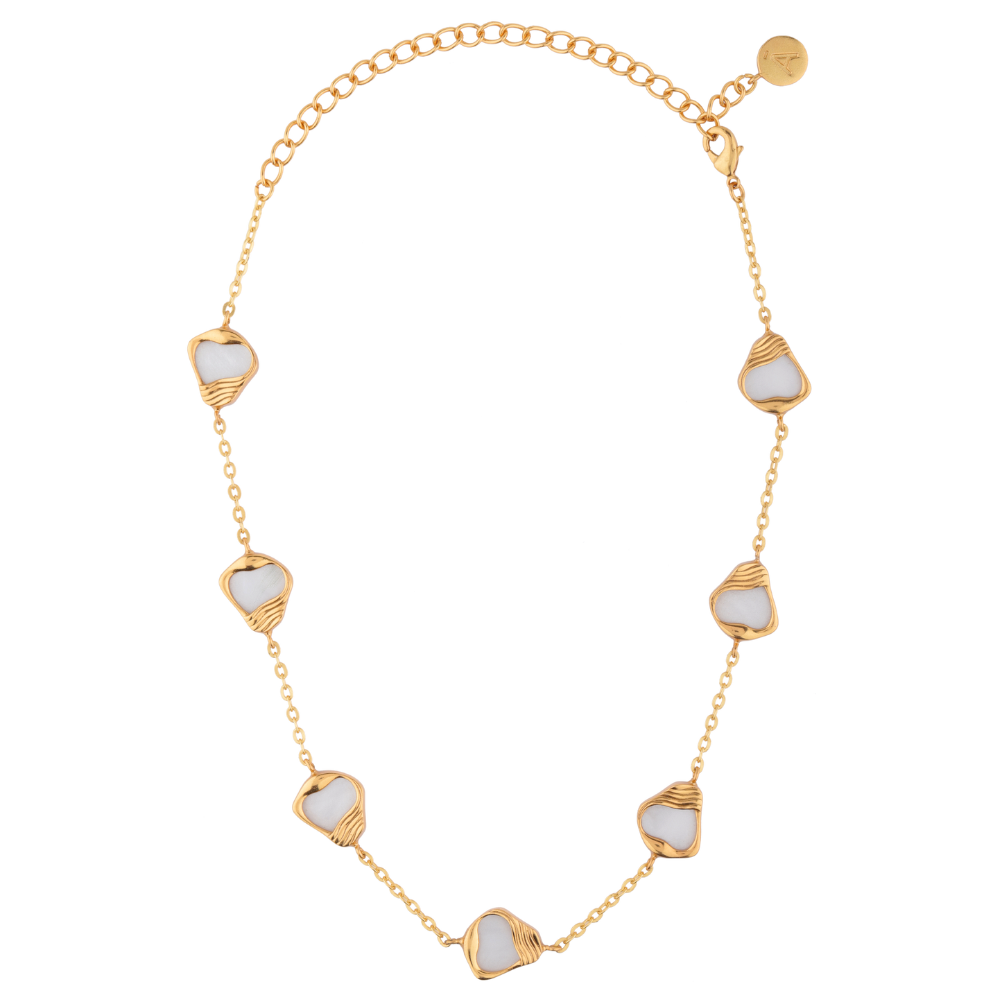 Ibu Stone Embellished Chain Necklace 
