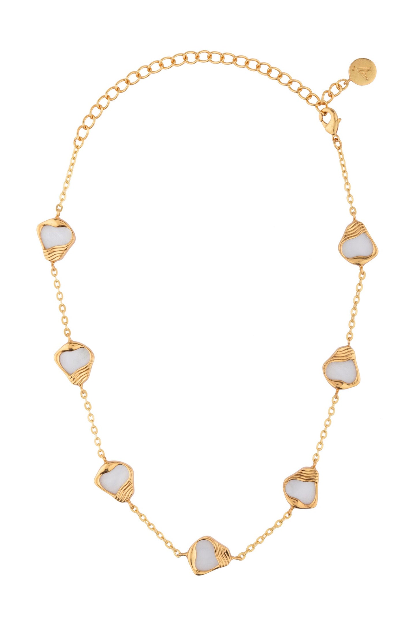 Ibu Stone Embellished Chain Necklace 