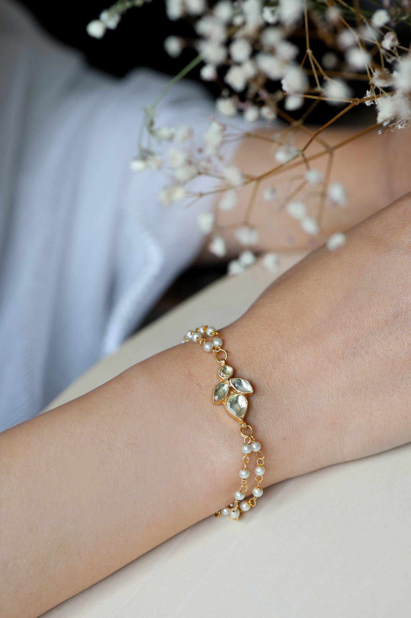 Kundan Embellished Bracelet 
