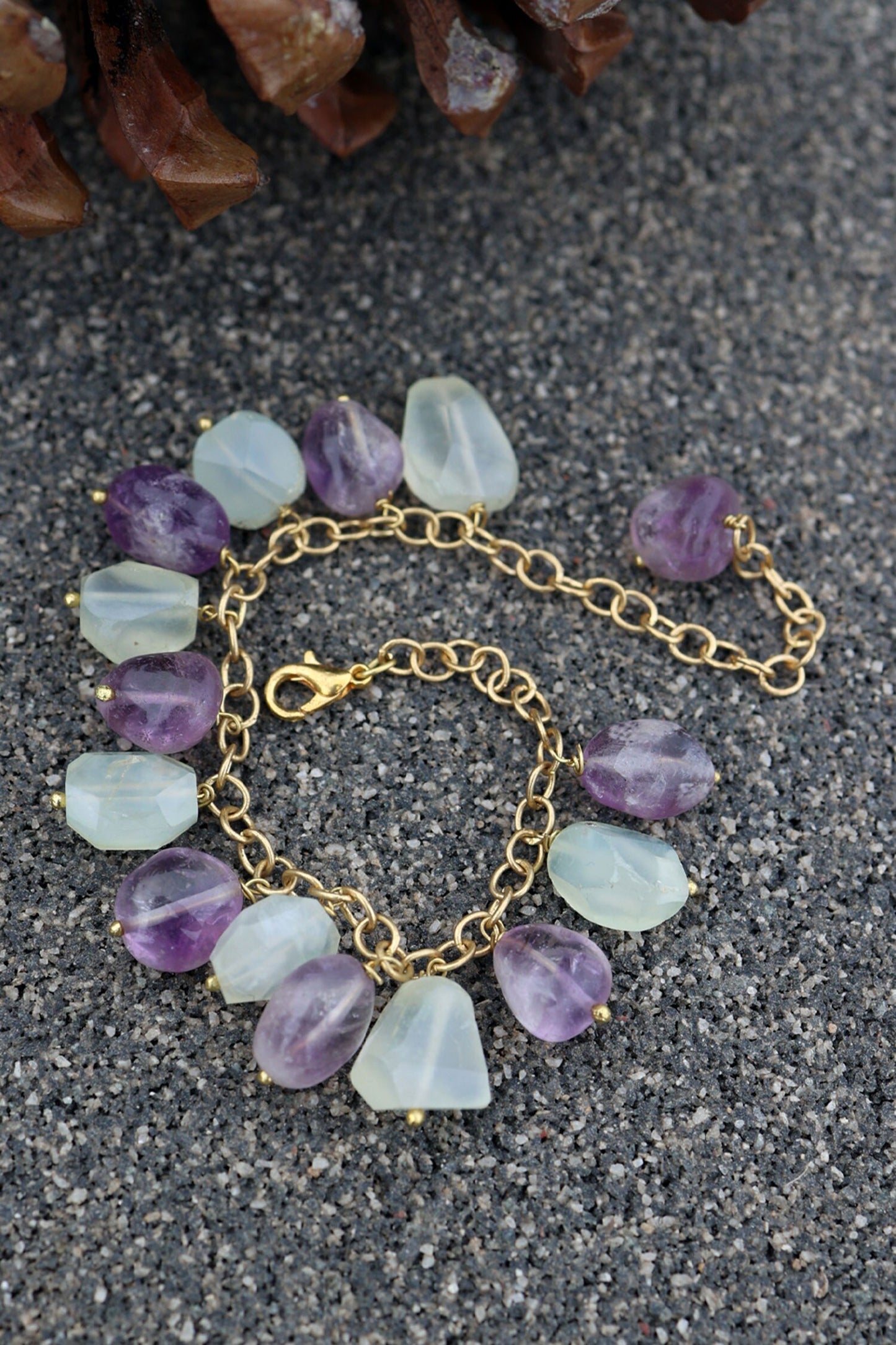 Amethyst Stone Bracelet 