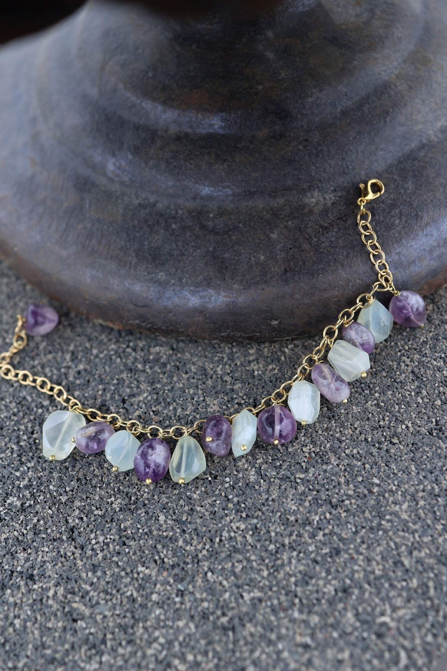 Amethyst Stone Bracelet 