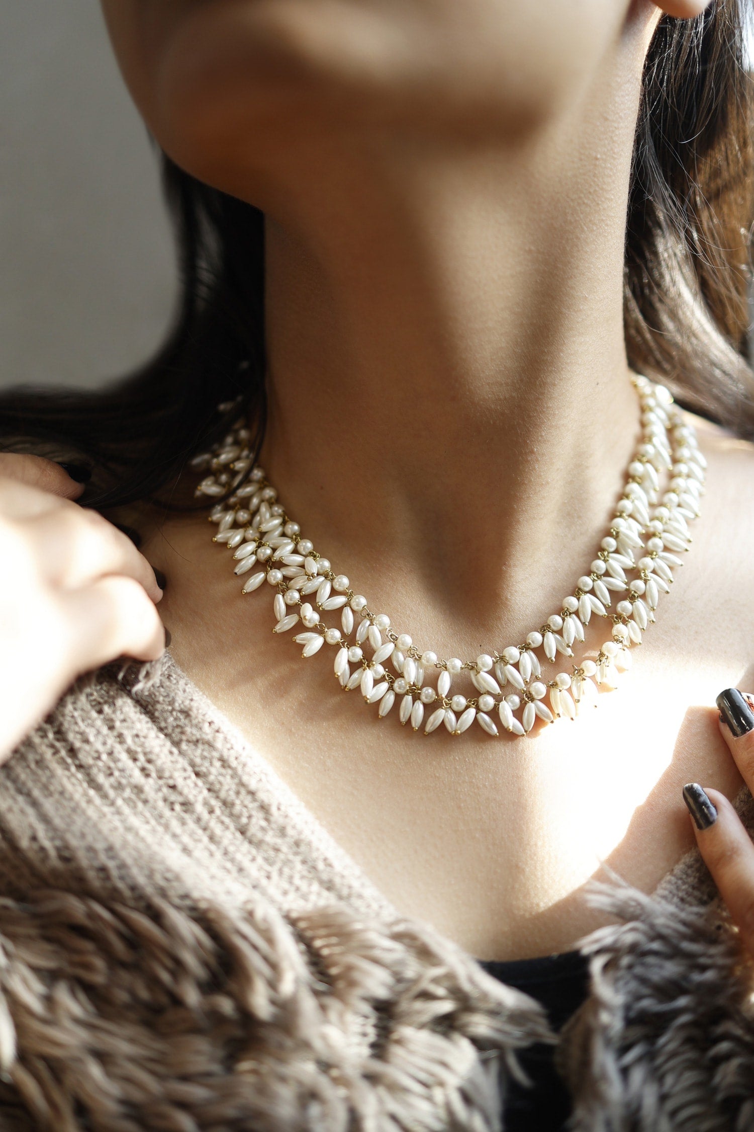 Pearl Layered Necklace 