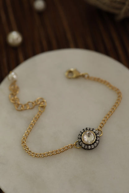 Tinker Victorian Polki Embellished Bracelet 