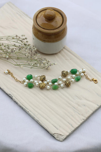 Pearl Embellished Bracelet 