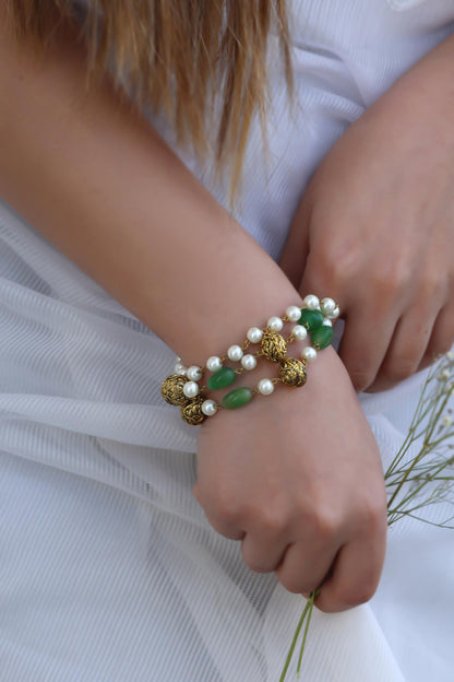 Pearl Embellished Bracelet 