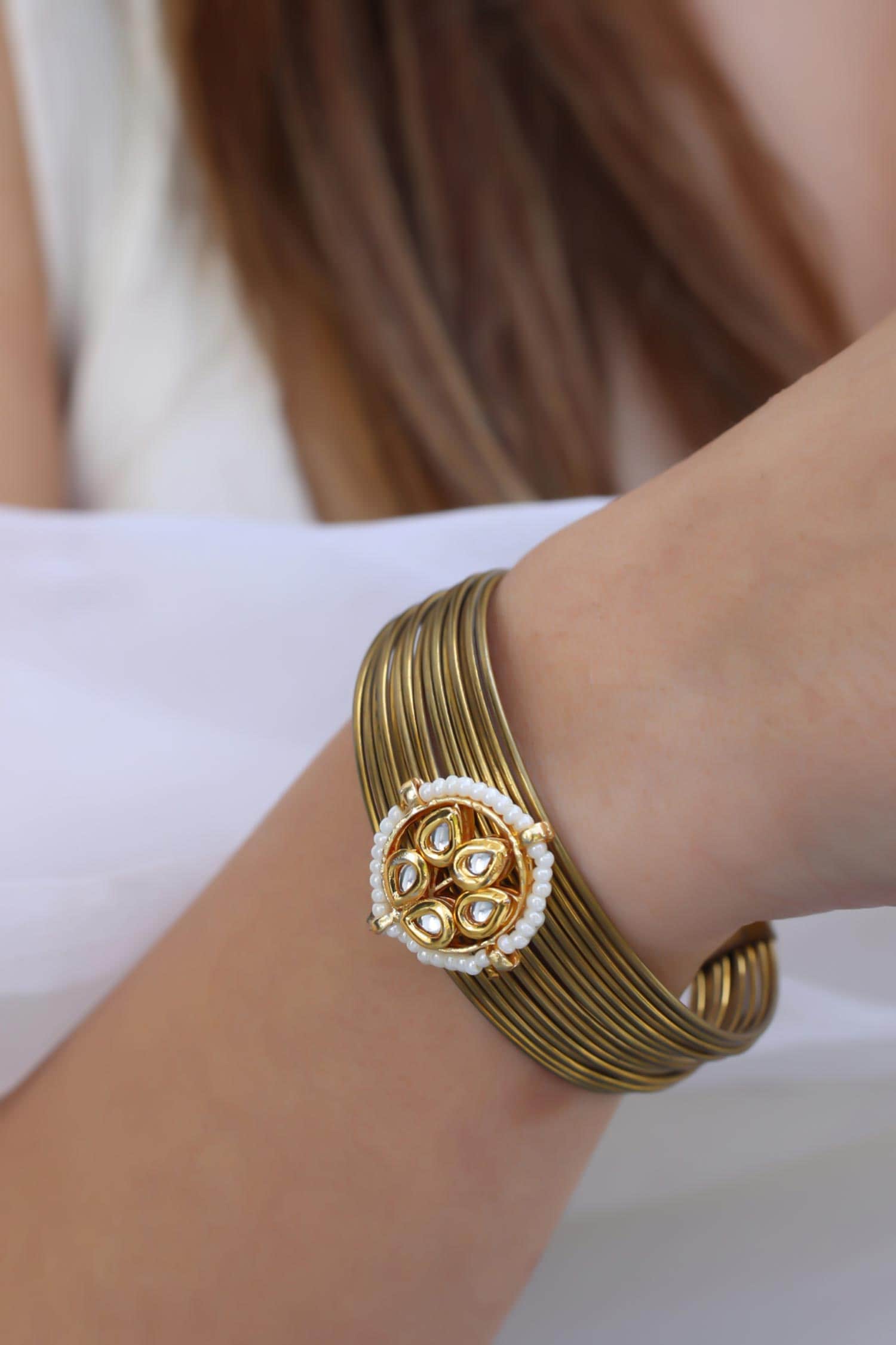 Kundan Embellished Bracelet 