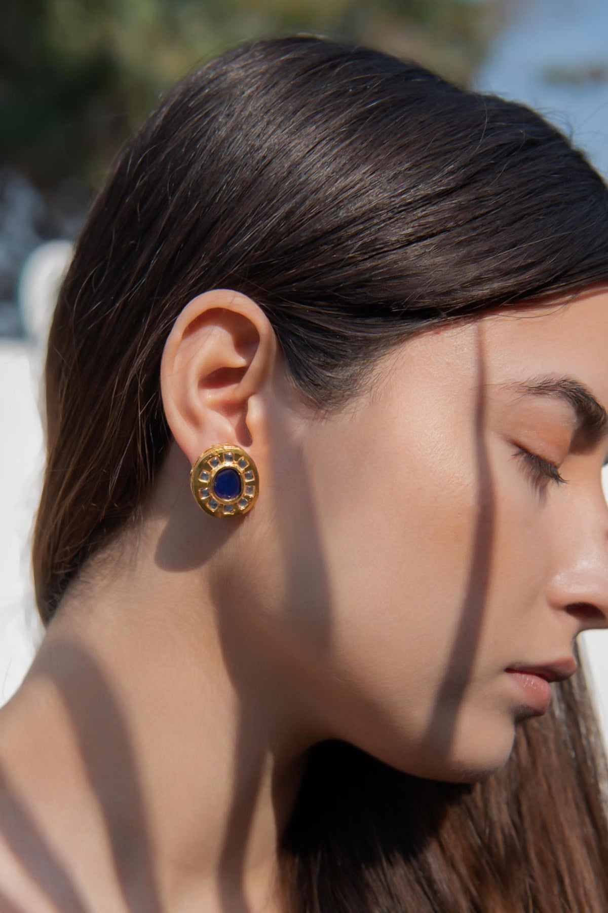 Kundan Embellished Stud Earrings 