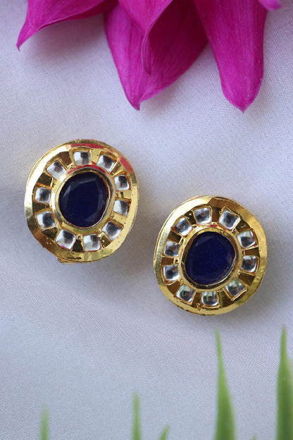 Kundan Embellished Stud Earrings 