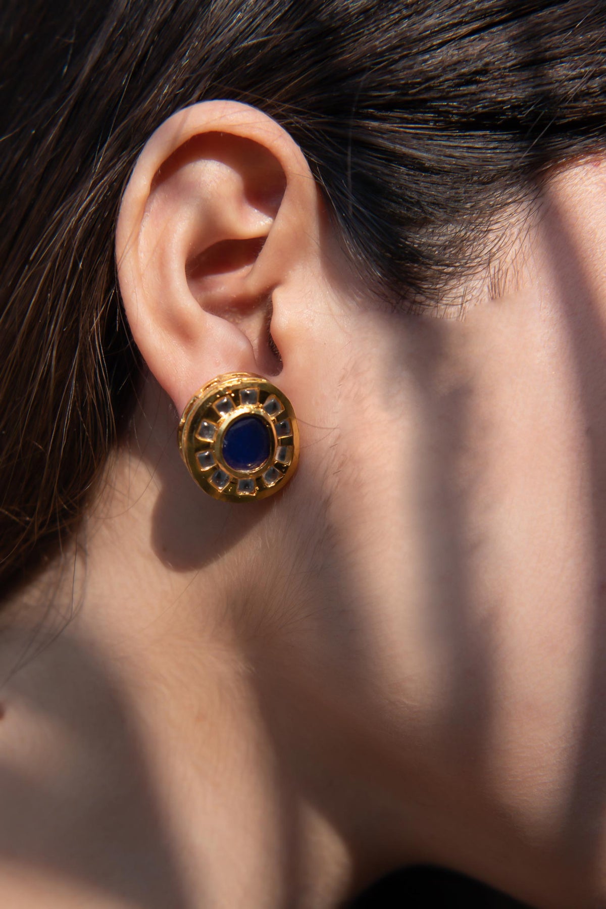 Kundan Embellished Stud Earrings 