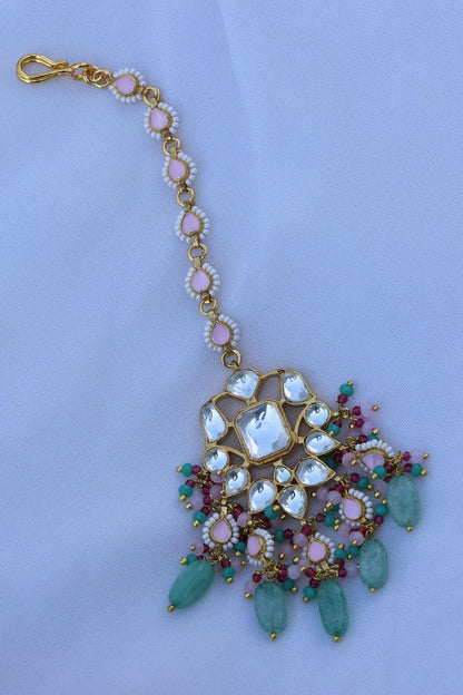 Polki Embellished Maangtikka 