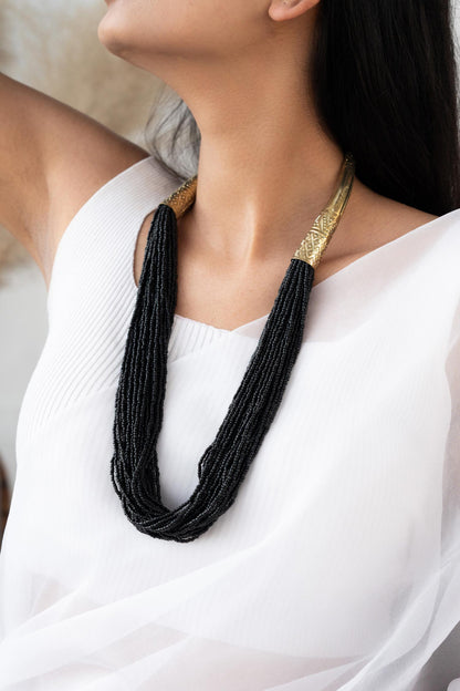 Multi Layered Bead Necklace 